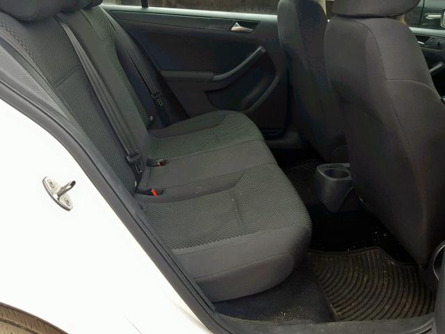 3VW2K7AJXCM388002 - 2012 VOLKSWAGEN JETTA BASE Սպիտակ լուսանկար 6