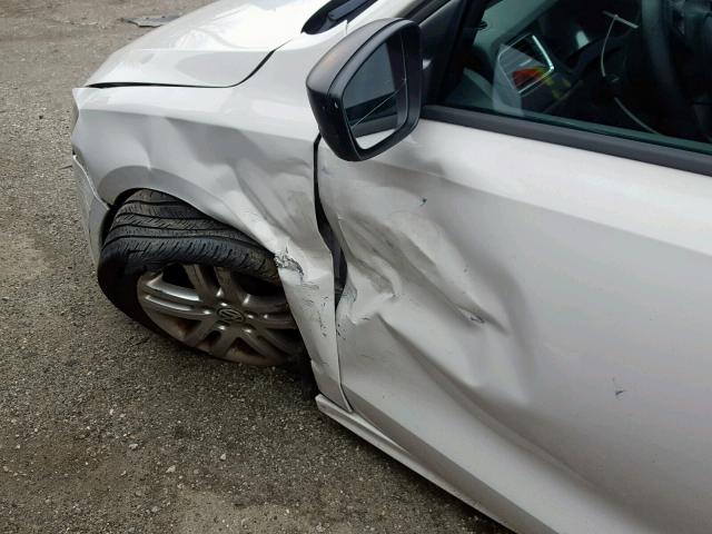 3VW2K7AJXCM388002 - 2012 VOLKSWAGEN JETTA BASE Սպիտակ լուսանկար 9