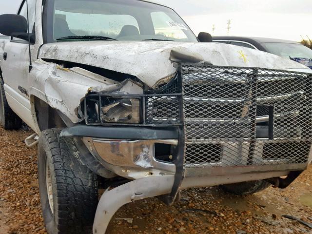 3B7KF26ZXWM255334 - 1998 DODGE RAM 2500 WHITE photo 9