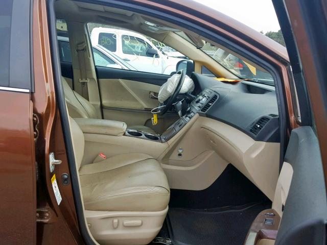 4T3BK11A89U004905 - 2009 TOYOTA VENZA BASE BROWN photo 5