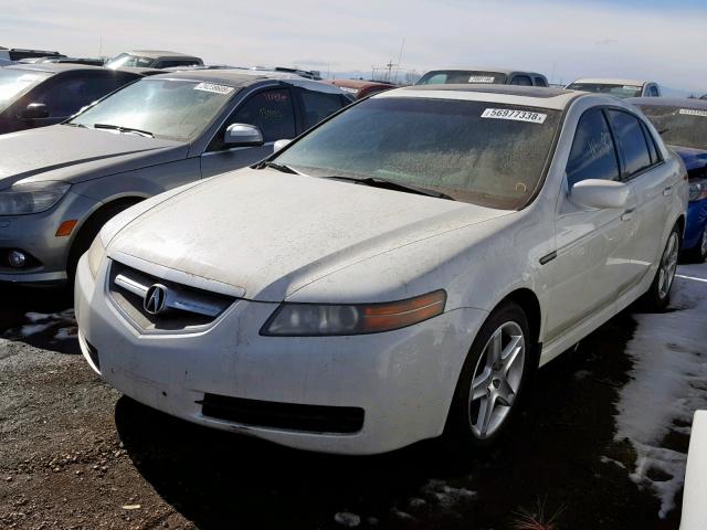 19UUA66276A019188 - 2006 ACURA 3.2TL WHITE photo 2