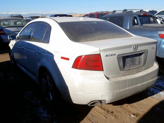 19UUA66276A019188 - 2006 ACURA 3.2TL WHITE photo 3