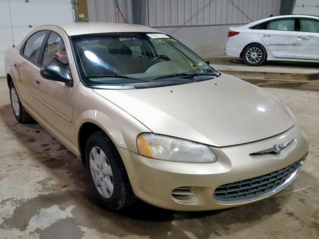 1C3AL46U01N531107 - 2001 CHRYSLER SEBRING LX BEIGE photo 1