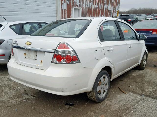 KL1TD56617B123810 - 2007 CHEVROLET AVEO BASE Ağ foto 4