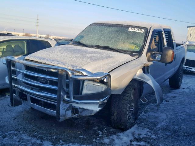 1FTWW31P76ED44782 - 2006 FORD F350 SRW S SILVER photo 2