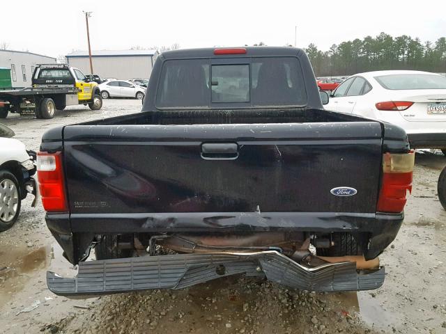 1FTYR10U35PA46809 - 2005 FORD RANGER BLACK photo 9