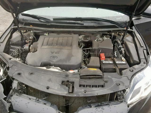 4T1BK1EBXGU196983 - 2016 TOYOTA AVALON XLE BLACK photo 7