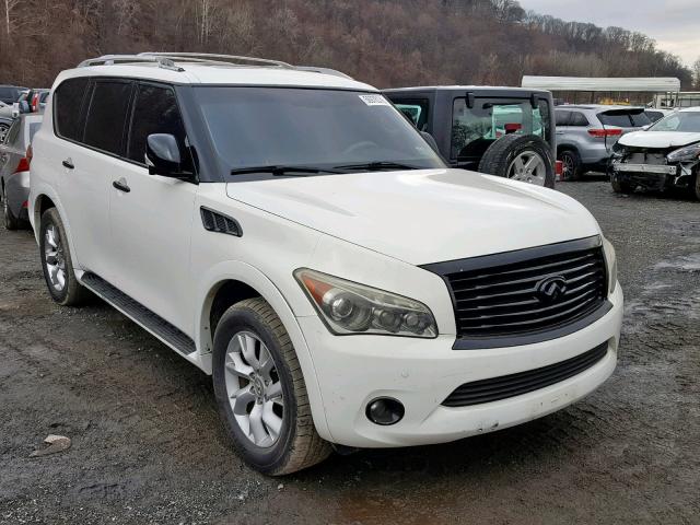 JN8AZ2NE5B9000587 - 2011 INFINITI QX56 WHITE photo 1