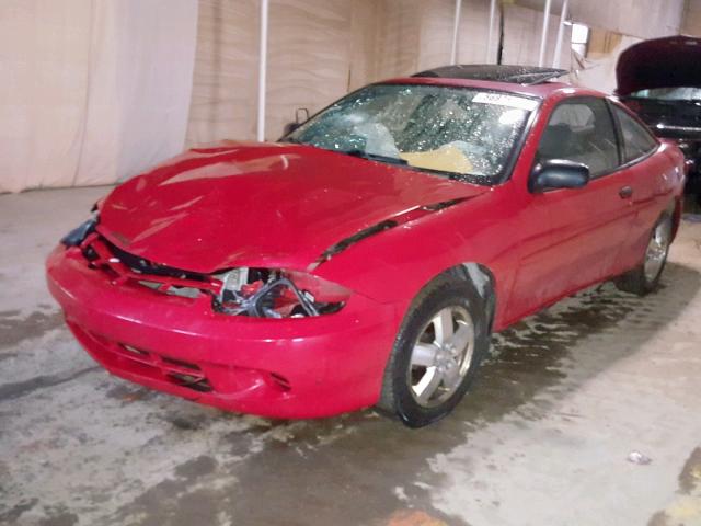 1G1JF12FX57144060 - 2005 CHEVROLET CAVALIER L RED photo 2