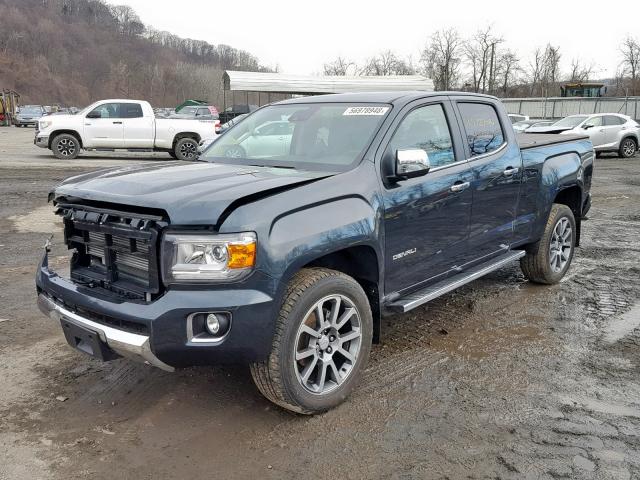 1GTP6EE11H1303578 - 2017 GMC CANYON DEN GRAY photo 2