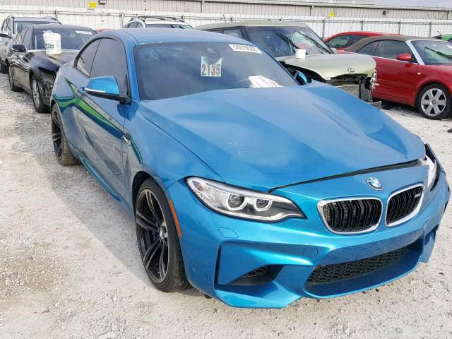 WBS1H9C38HV887359 - 2017 BMW M2 BLUE photo 1