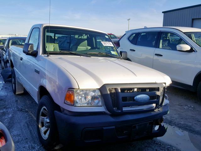 1FTYR10D87PA61454 - 2007 FORD RANGER WHITE photo 1