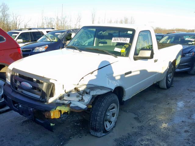 1FTYR10D87PA61454 - 2007 FORD RANGER WHITE photo 2