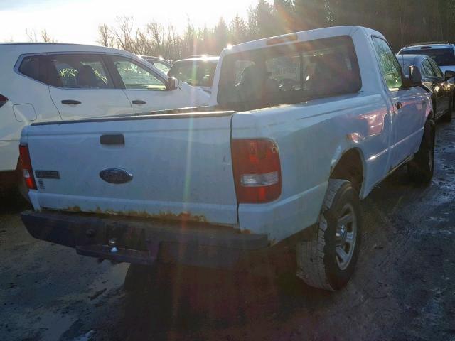 1FTYR10D87PA61454 - 2007 FORD RANGER WHITE photo 4