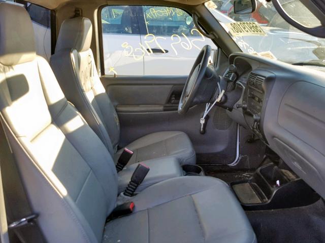 1FTYR10D87PA61454 - 2007 FORD RANGER WHITE photo 5