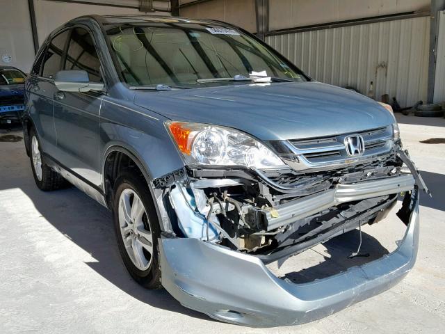 5J6RE4H78AL043318 - 2010 HONDA CR-V EXL BLUE photo 1