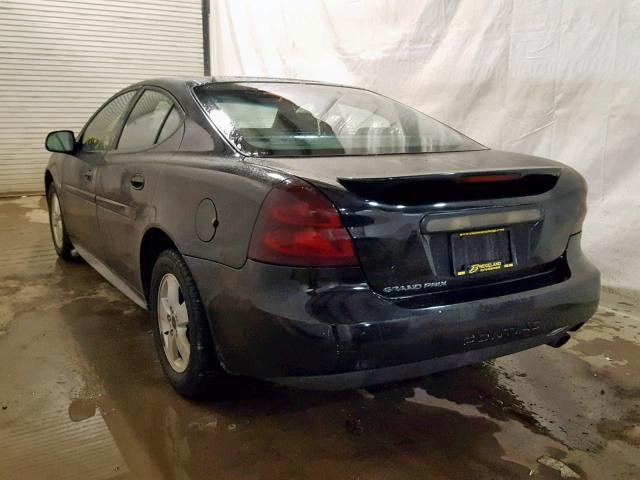 2G2WP582861259605 - 2006 PONTIAC GRAND PRIX შავი ფოტო 3