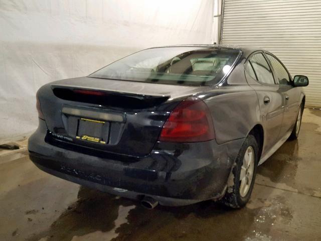 2G2WP582861259605 - 2006 PONTIAC GRAND PRIX შავი ფოტო 4