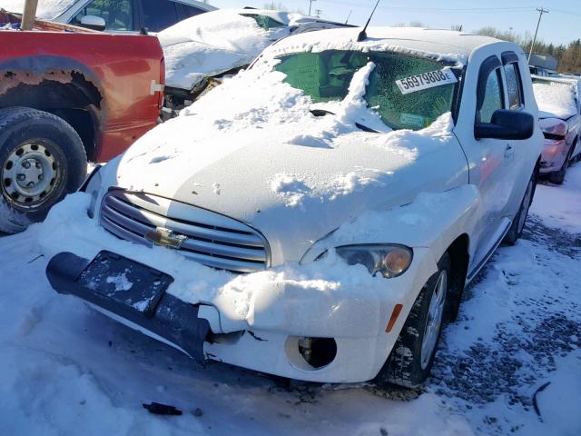 3GNCA13B19S597489 - 2009 CHEVROLET HHR LS WHITE photo 2