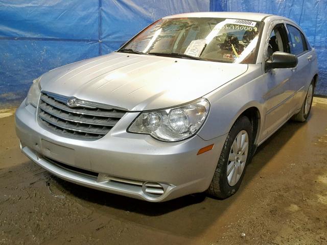 1C3LC46K78N223739 - 2008 CHRYSLER SEBRING LX SILVER photo 2