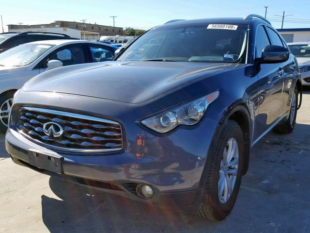 JNRAS18U59M103349 - 2009 INFINITI FX35 GRAY photo 2