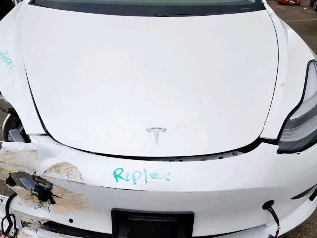 5YJ3E1EA9HF002333 - 2017 TESLA MODEL 3 WHITE photo 7