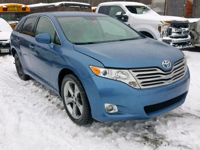 4T3BK3BB8AU037071 - 2010 TOYOTA VENZA BASE BLUE photo 1