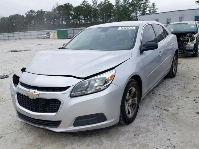 1G11B5SL4EF114633 - 2014 CHEVROLET MALIBU LS ვერცხლისფერი ფოტო 2