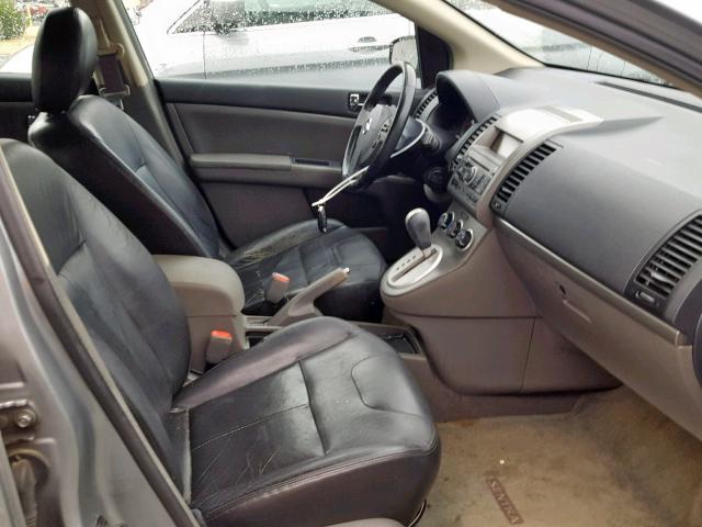 3N1AB61E08L713719 - 2008 NISSAN SENTRA 2.0 SILVER photo 5