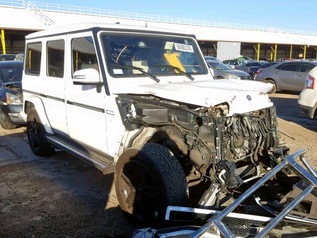 WDCYC7DF4FX228790 - 2015 MERCEDES-BENZ G 63 AMG WHITE photo 1