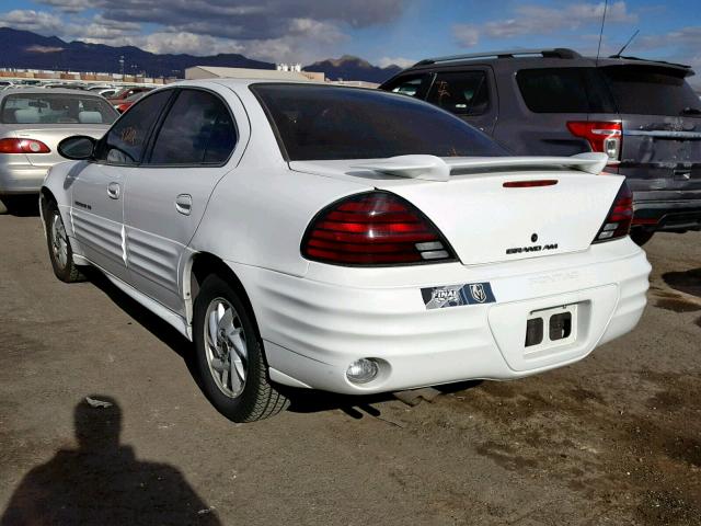 1G2NF52EX2M510558 - 2002 PONTIAC GRAND AM S WHITE photo 3