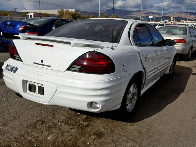 1G2NF52EX2M510558 - 2002 PONTIAC GRAND AM S WHITE photo 4