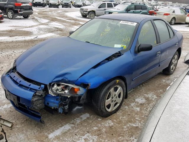 1G1JF52F747229427 - 2004 CHEVROLET CAVALIER L BLUE photo 2