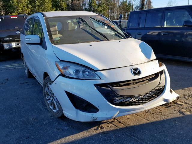 JM1CW2BL7D0150708 - 2013 MAZDA 5 WHITE photo 1