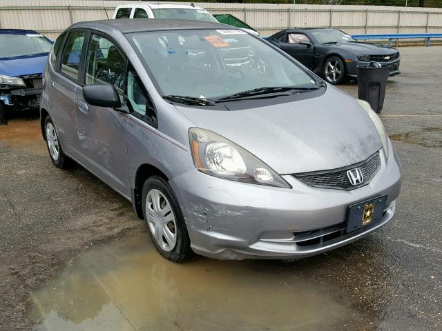 JHMGE8H21AC008577 - 2010 HONDA FIT SILVER photo 1