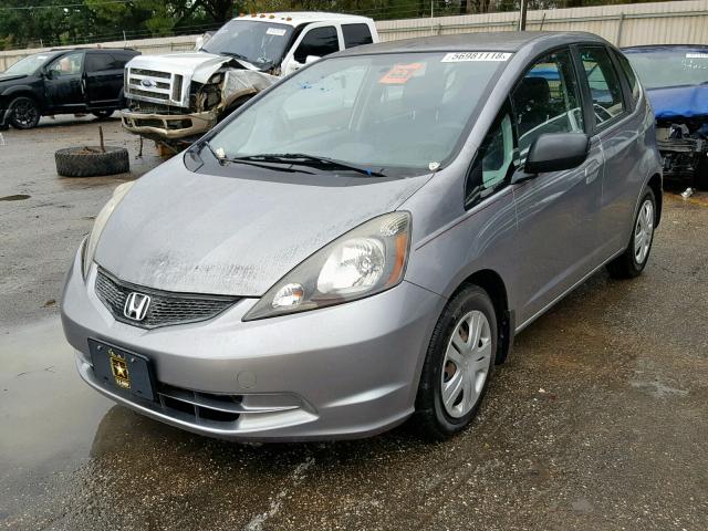 JHMGE8H21AC008577 - 2010 HONDA FIT SILVER photo 2