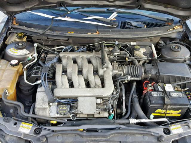 1ZWFT61L315614325 - 2001 MERCURY COUGAR V6 GRAY photo 7