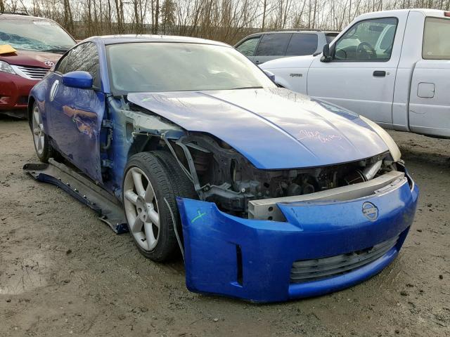 JN1AZ34DX3T102145 - 2003 NISSAN 350Z COUPE BLUE photo 1