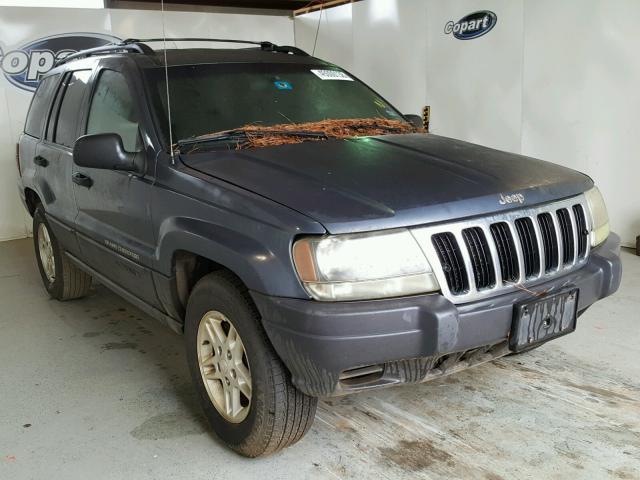 1J4GX48S73C575359 - 2003 JEEP GRAND CHER BLUE photo 1