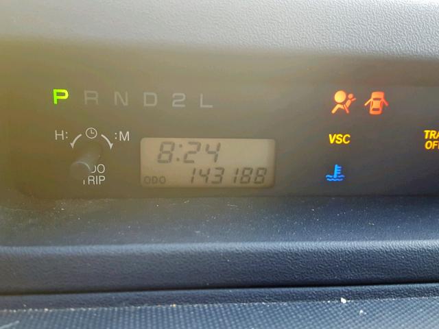 JTLKT324850193494 - 2005 TOYOTA SCION XB SILVER photo 8