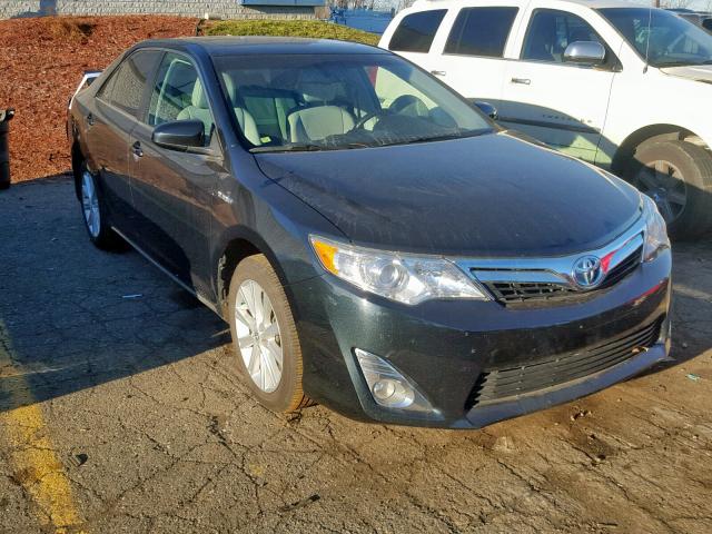 4T1BD1FK9CU062906 - 2012 TOYOTA CAMRY HYBR GRAY photo 1