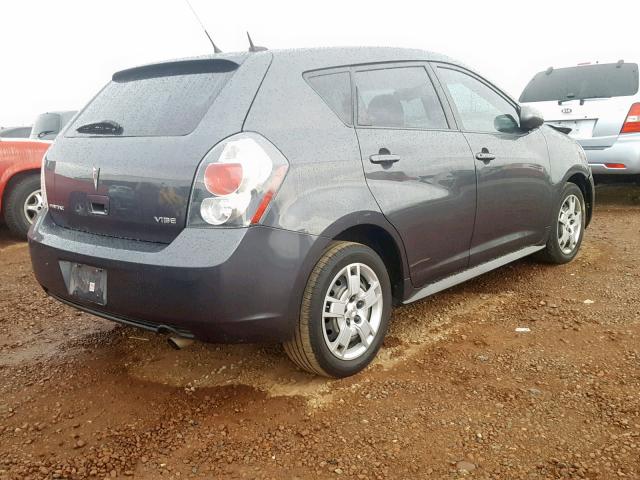 5Y2SP67059Z460793 - 2009 PONTIAC VIBE GRAY photo 4