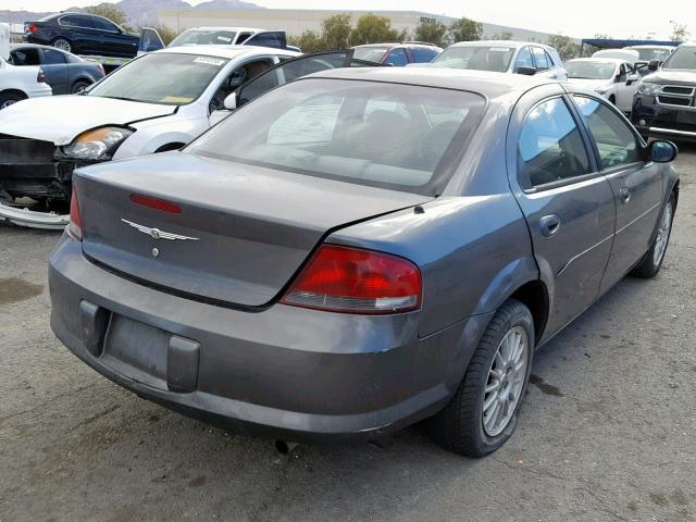 1C3EL46J04N383939 - 2004 CHRYSLER SEBRING LX CHARCOAL photo 4