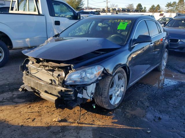 1G1ZE5E72A4159150 - 2010 CHEVROLET MALIBU LTZ BLACK photo 2