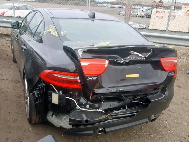 SAJAL4BVXHA954015 - 2017 JAGUAR XE R - SPO BLACK photo 3