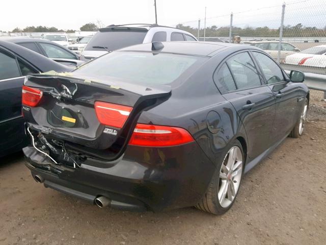 SAJAL4BVXHA954015 - 2017 JAGUAR XE R - SPO BLACK photo 4