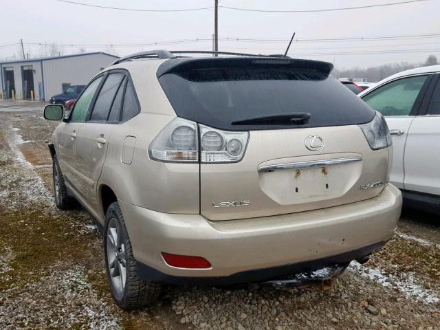 JTJHW31U160027461 - 2006 LEXUS RX 400 TAN photo 3