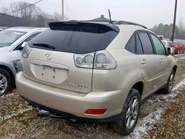 JTJHW31U160027461 - 2006 LEXUS RX 400 TAN photo 4