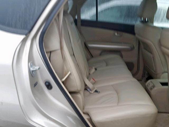 JTJHW31U160027461 - 2006 LEXUS RX 400 TAN photo 6