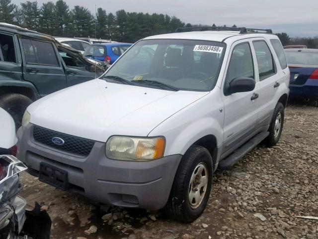 1FMYU01102KB85863 - 2002 FORD ESCAPE XLS WHITE photo 2